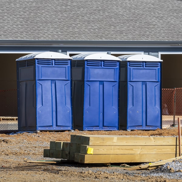 is there a specific order in which to place multiple portable restrooms in Chino Hills CA